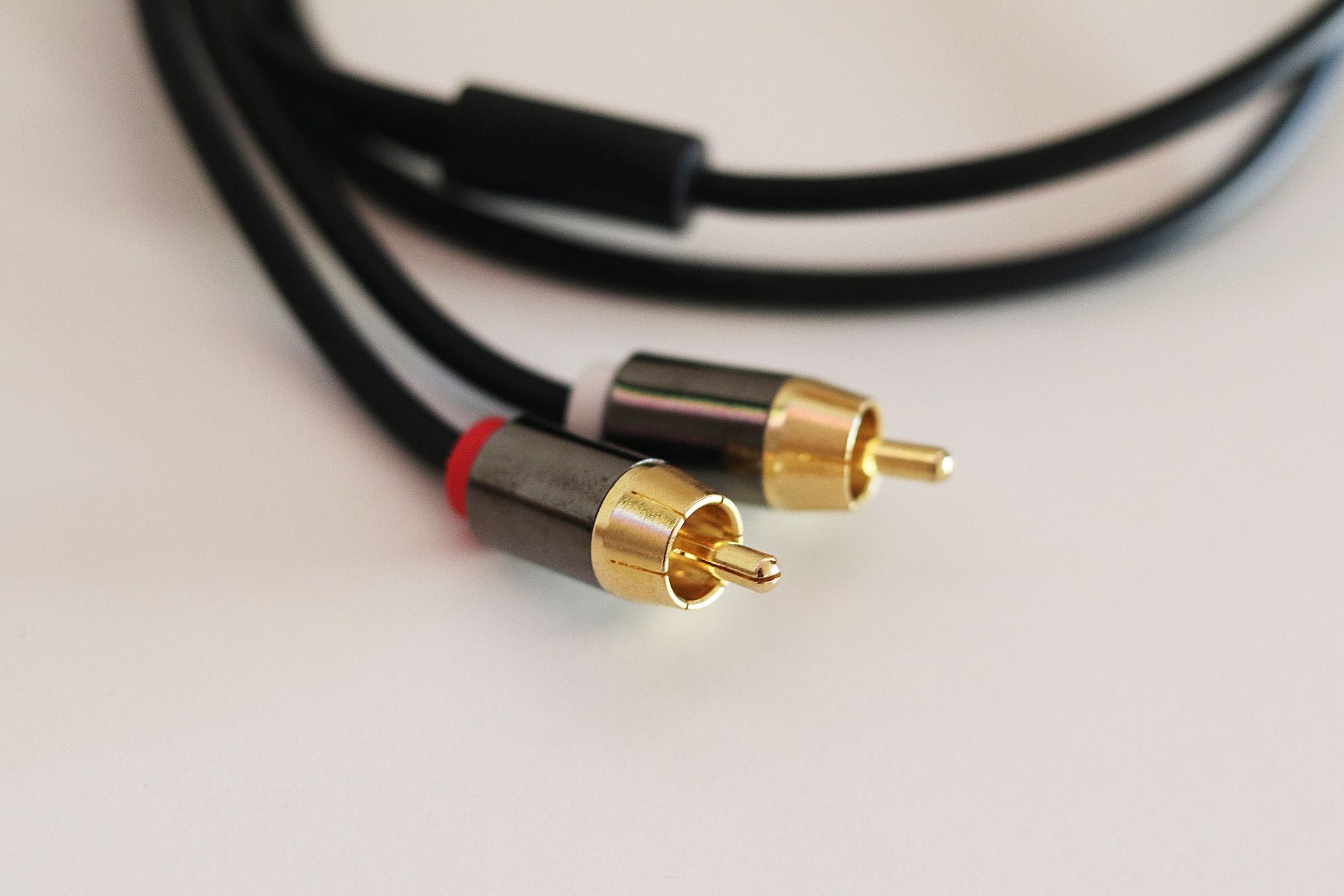 Cabo Audio RCA Macho / Femea Extensão com Conectores Ouro (1M)