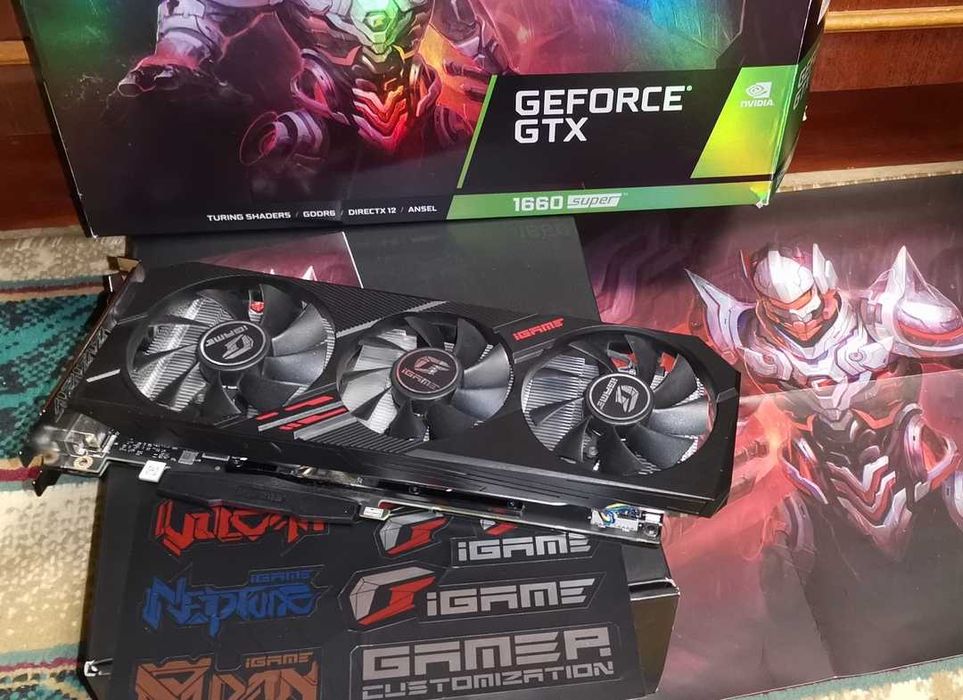 Видеокарта Colorful iGame GeForce GTX 1660 SUPER Ultra 6G-V