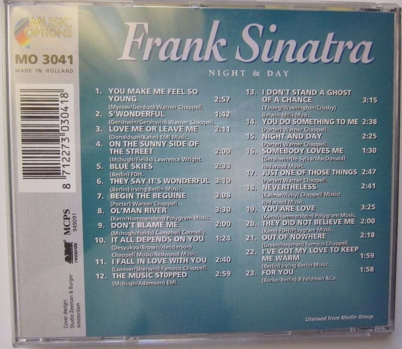 Cd Frank Sinatra - Night & Day