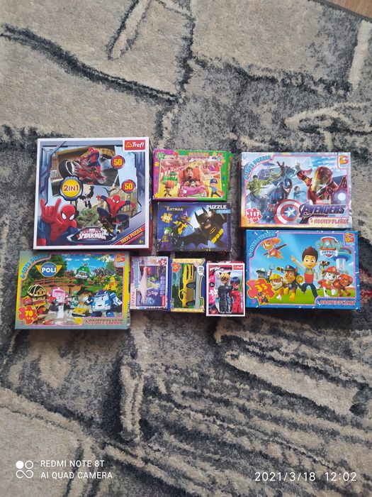 Пазлы одним лотом