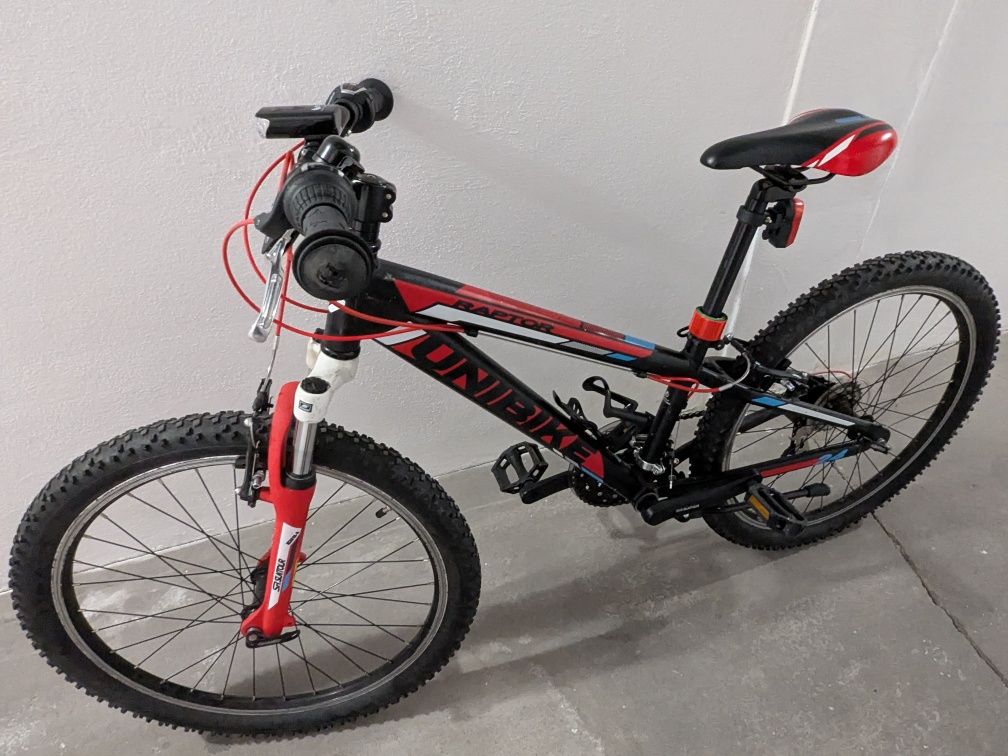 Unibike Raptor 11 czarno-czerwony