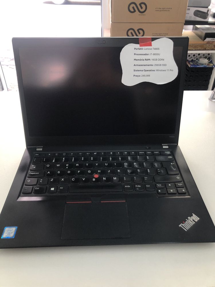 Portátil Lenovo T480S