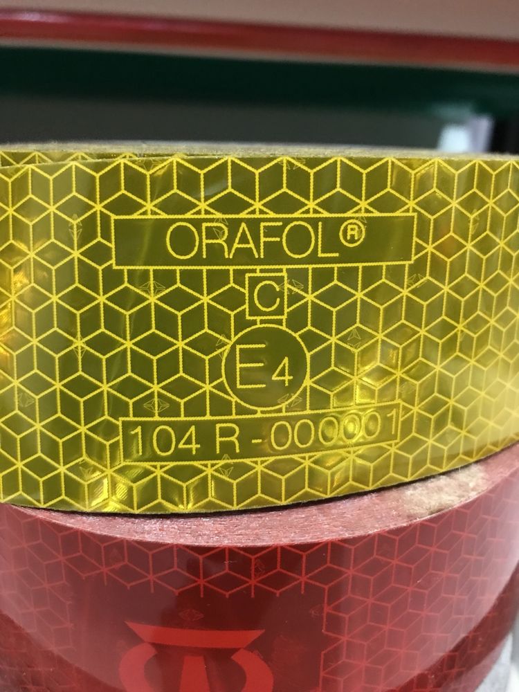 Taśma odblaskowa krone oracal taśmy żółta biała czerwona