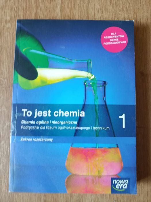 Podręczniki do chemii w liceum. To jest chemia zakres rozszerzony.