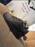 "Buty damskie Trampki"Nike_Air_Force_1_Low_Supreme_Black R.46