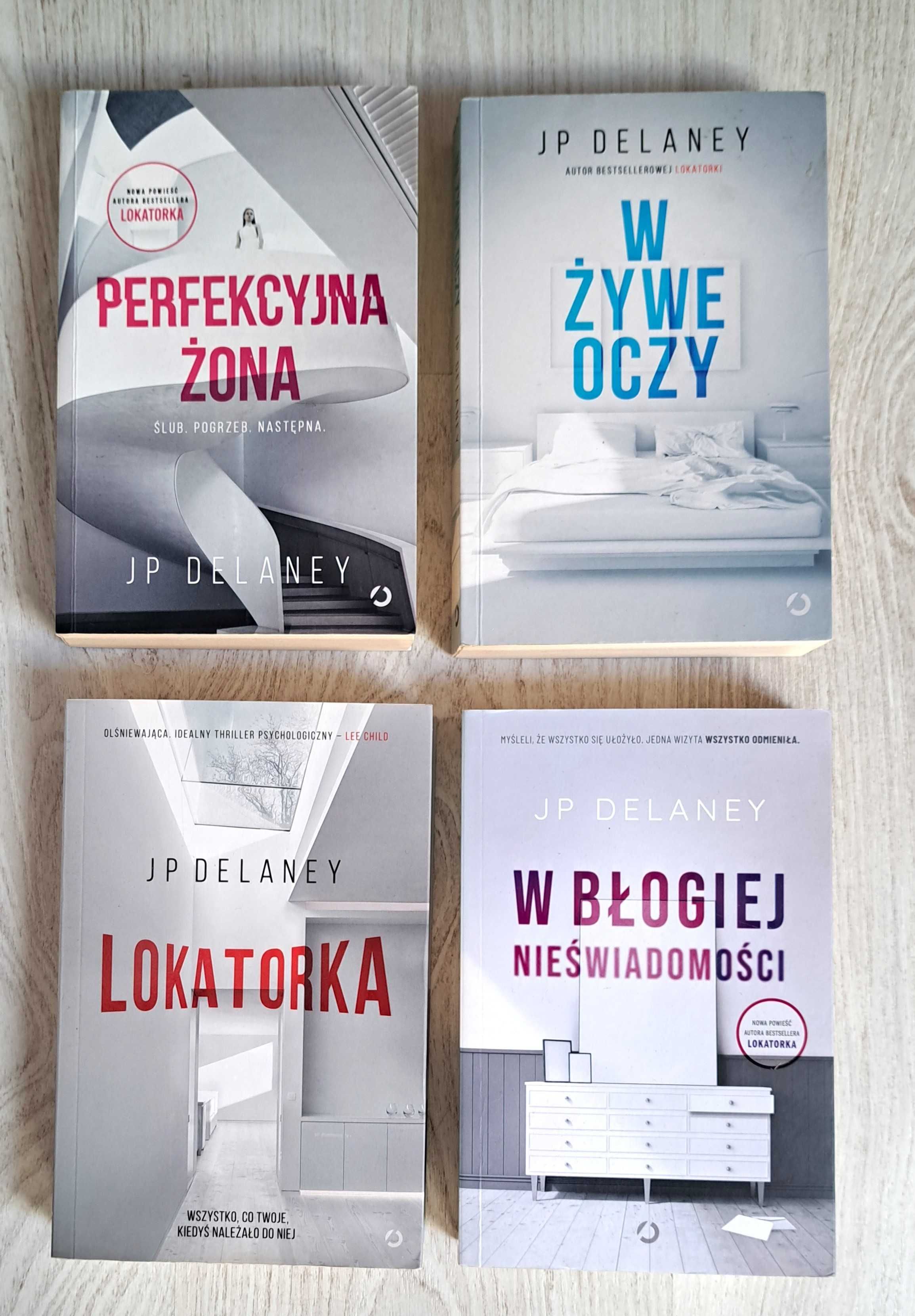 JP Delaney Lokatorka Perfekcyjna żona W żywe oczy W błogiej