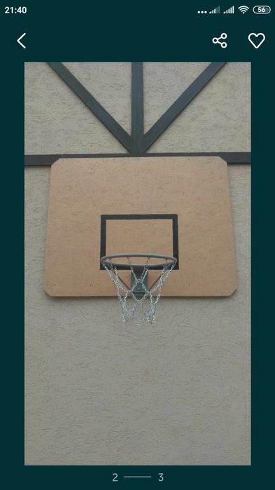 Бескетбольна сітка металева