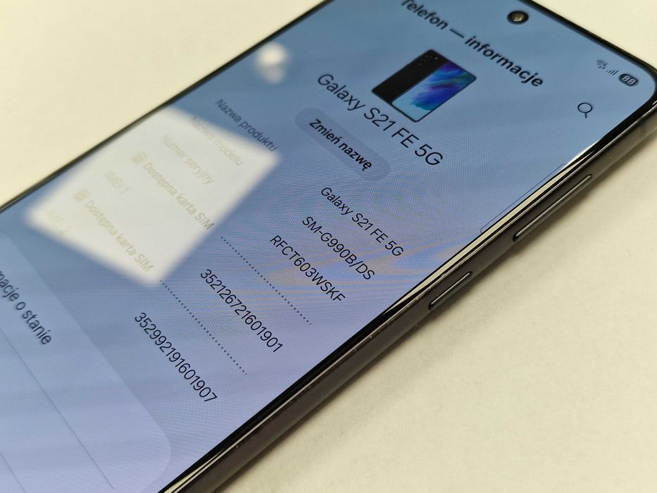 Samsung Galaxy S21 FE 5G Dual SIM/ 6GB/ 128GB/ Graphite/ czytaj uważni