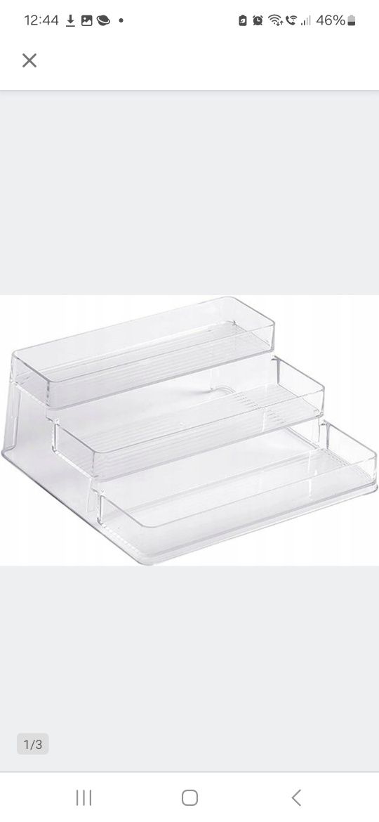 Półka organizer transparentna