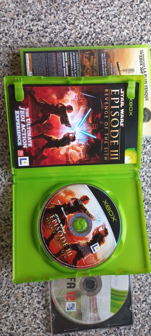 Star wars episode 3 revenge of the sith/Call of duty black ops/Fifa 12