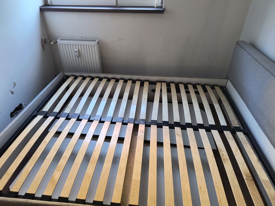 Łóżko tapicerowane 200x160 kolor szary