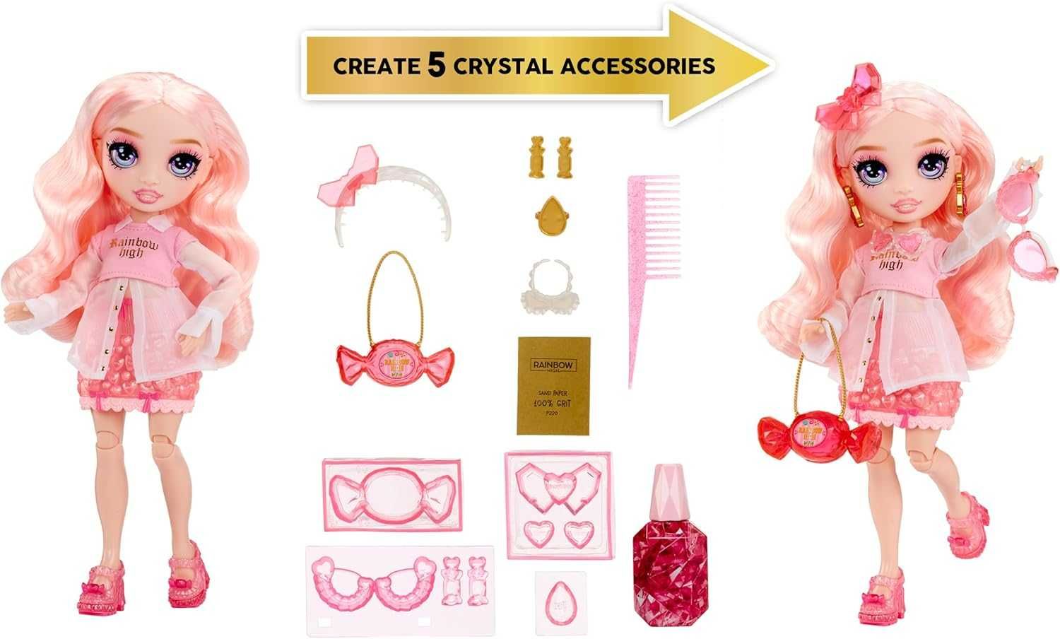 Rainbow High Creative Crystals Bella Рейнбоу хай Белла Кристал