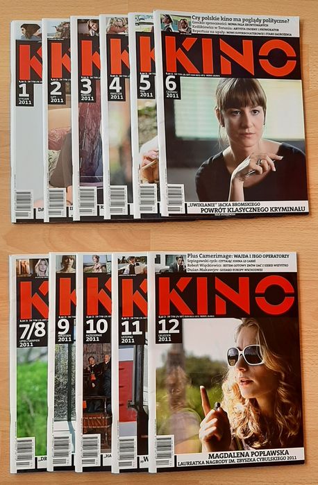 Czasopismo KINO, rocznik 2011, komplet