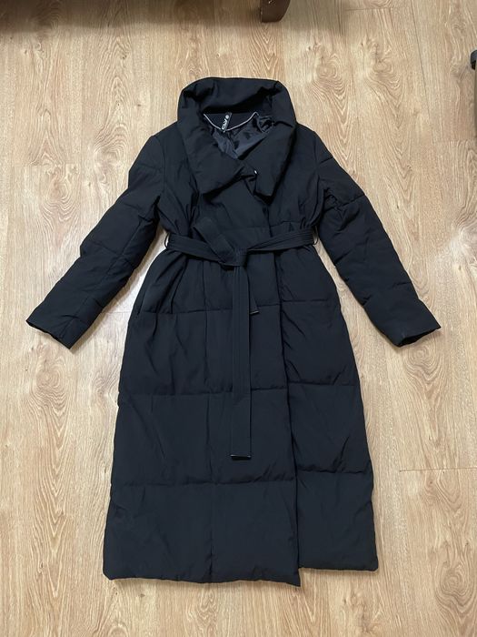 Пуховик длинный зимний до -20