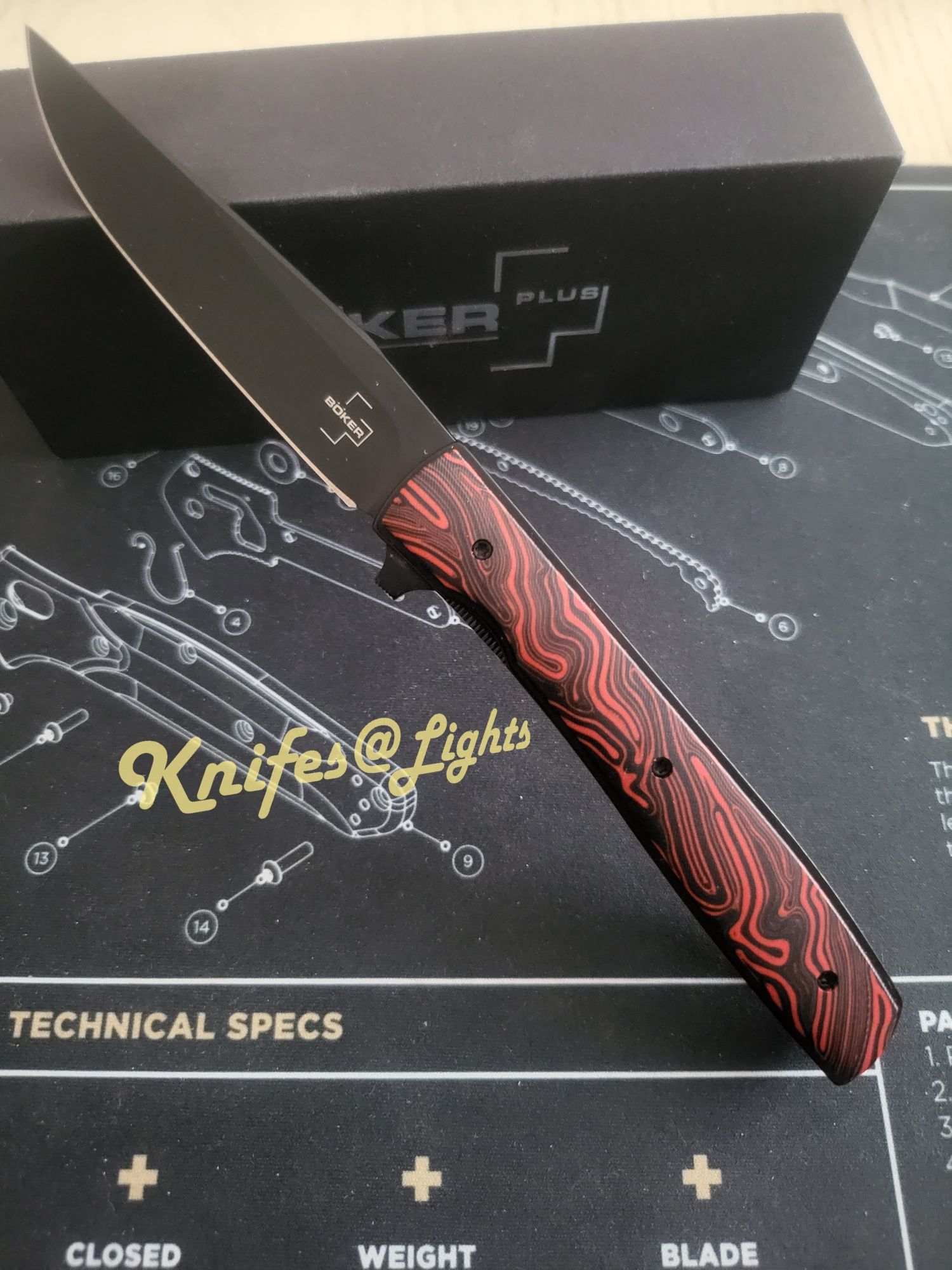 Boker Plus URBAN TRAPPER RED 01BO703SOI,  джентльм. ніж, ексклюзив