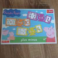 Puzzle Świnka Peppa plus minus