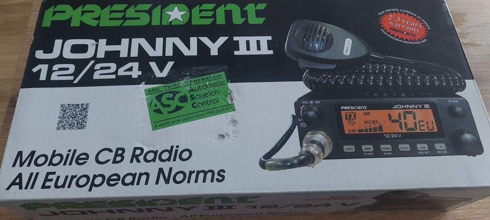President Johny III 12/24V CB Radio