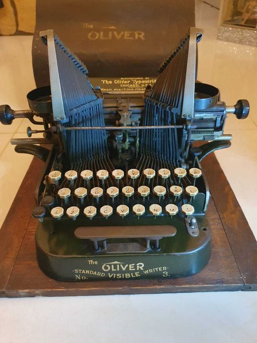 Antyczna maszyna do pisania Oliver No3,rok 1900