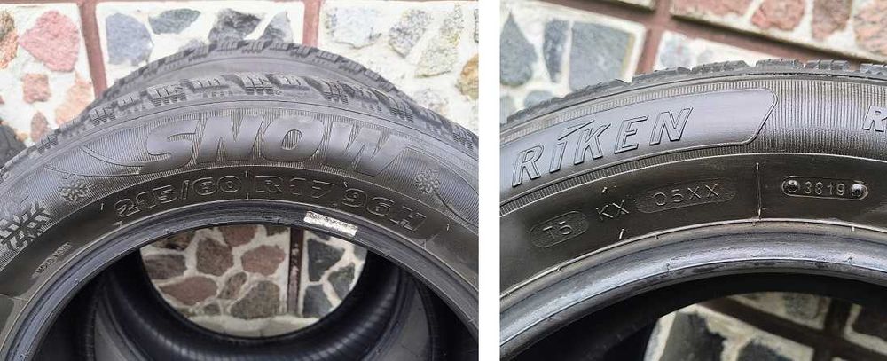 Opony zimowe RIKEN SNOW 215/60 R17 (od Michelin), stan ideał - do SUV.