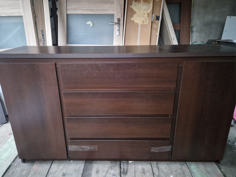 Komoda brązowa venge