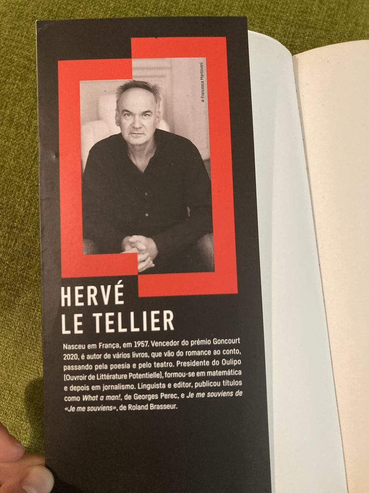 Livro A Anomalia de Herve Le Tellier