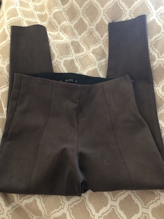 Calcas de camursa Zara