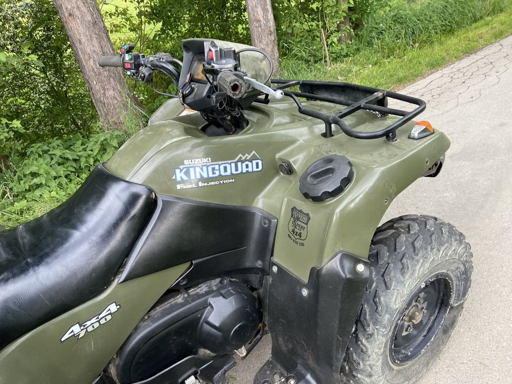 Rama suzuki kingquad 700 king-quad rama zarejestrowana w PL kwity