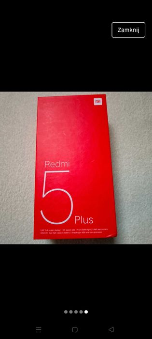 Etui silikonowe Redmi 5 plus
