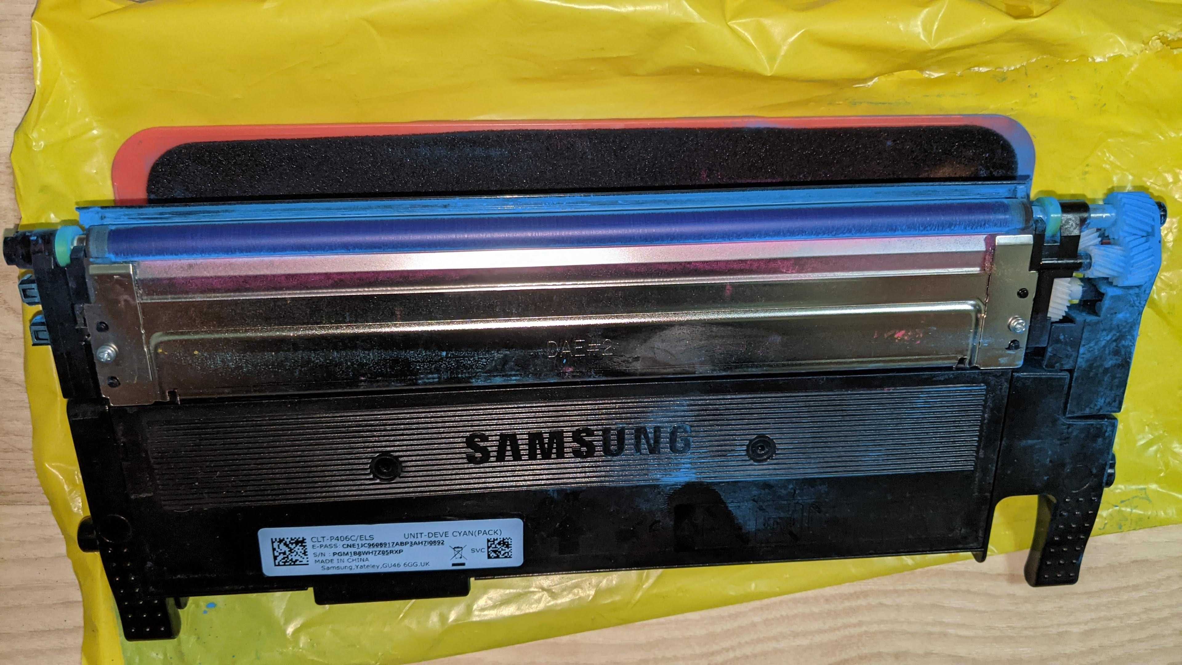 Тонер-картридж Samsung CLT-C406S (CLP-365) S406Y CYAN, YELLOW