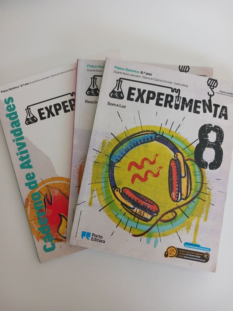Livros Físico-química 8°Ano - IMPECÁVEIS