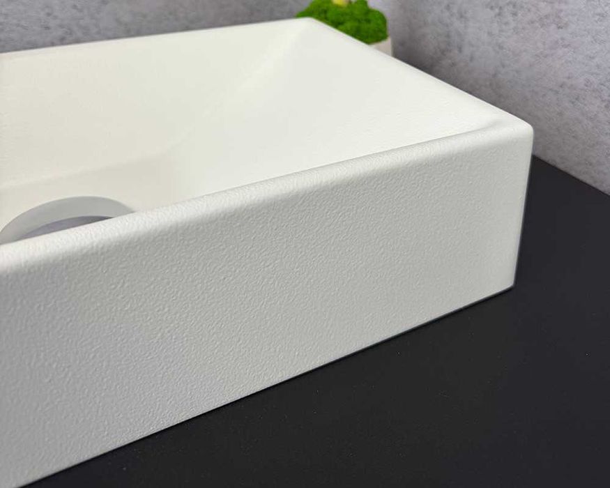 Умивальник «Естель» L Біла шагрень 400х220 прямокутний