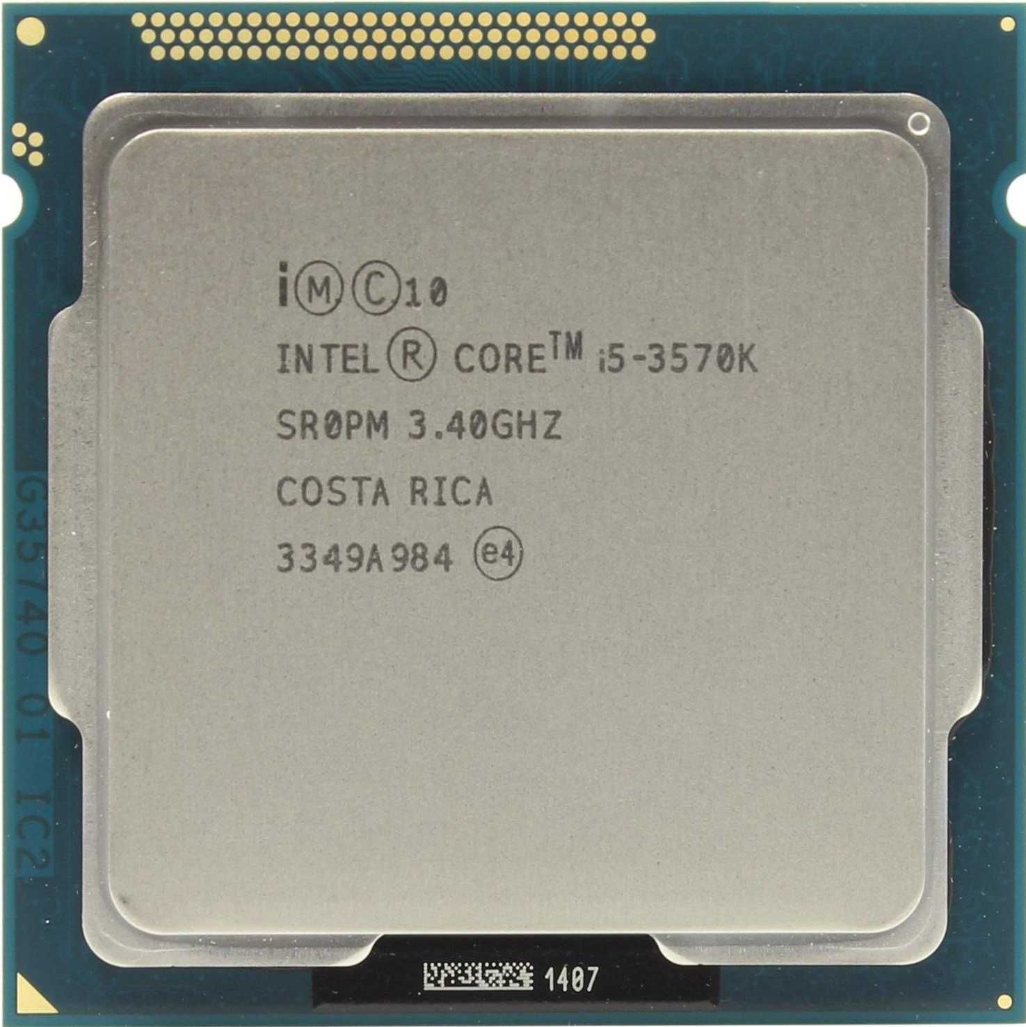 Intel Core i5 3550;3570;3570K 3.4GHz/6Mb/s1155