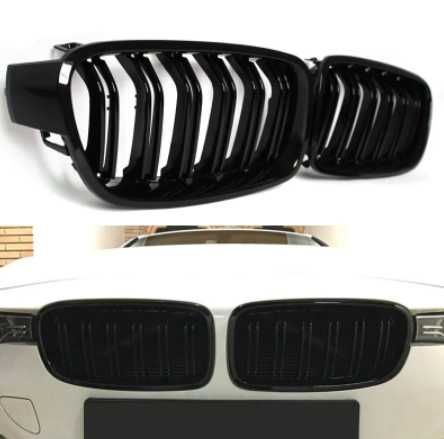 Nerki Grill BMW F30 F31 F32 F36 M3 Look Czarny Połysk Black Gloss