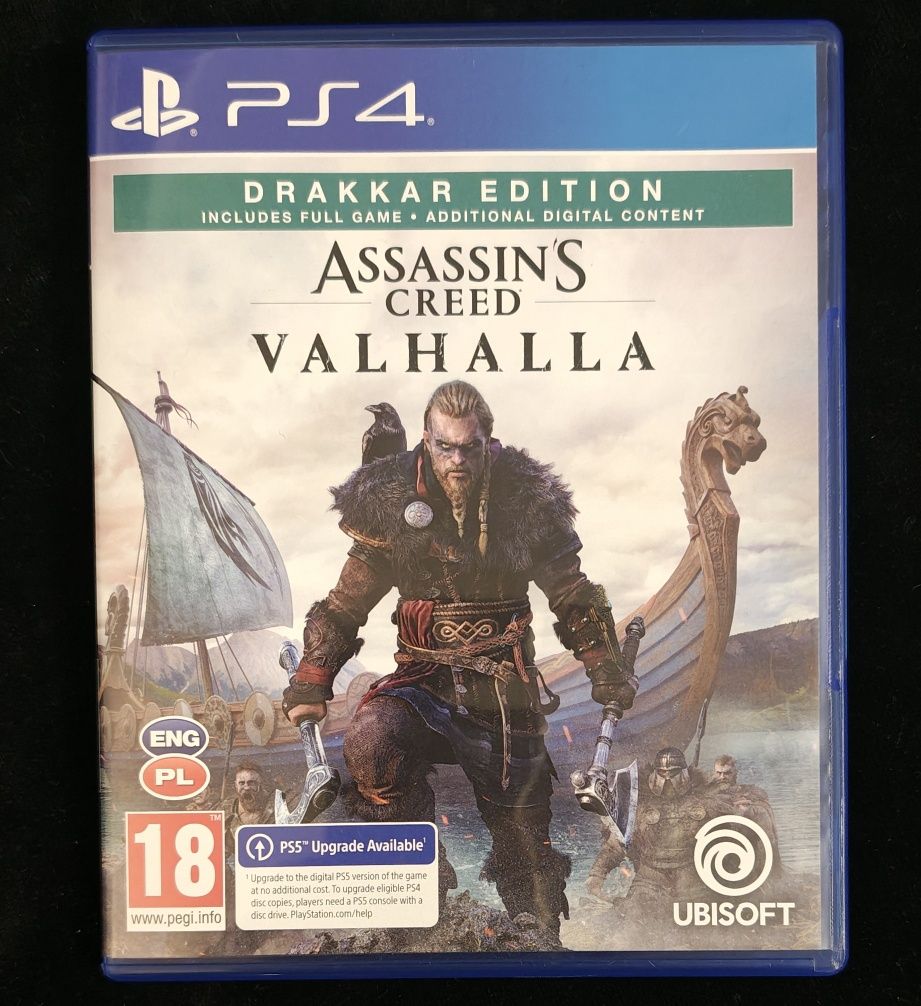 Assassins Creed Valhalla PL na PS4 3xPL 100% Sprawna +Bezpł Update PS5