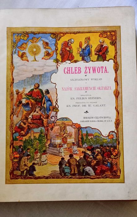 Orginalna Księga "Chleb żywota" z 1913 r.
