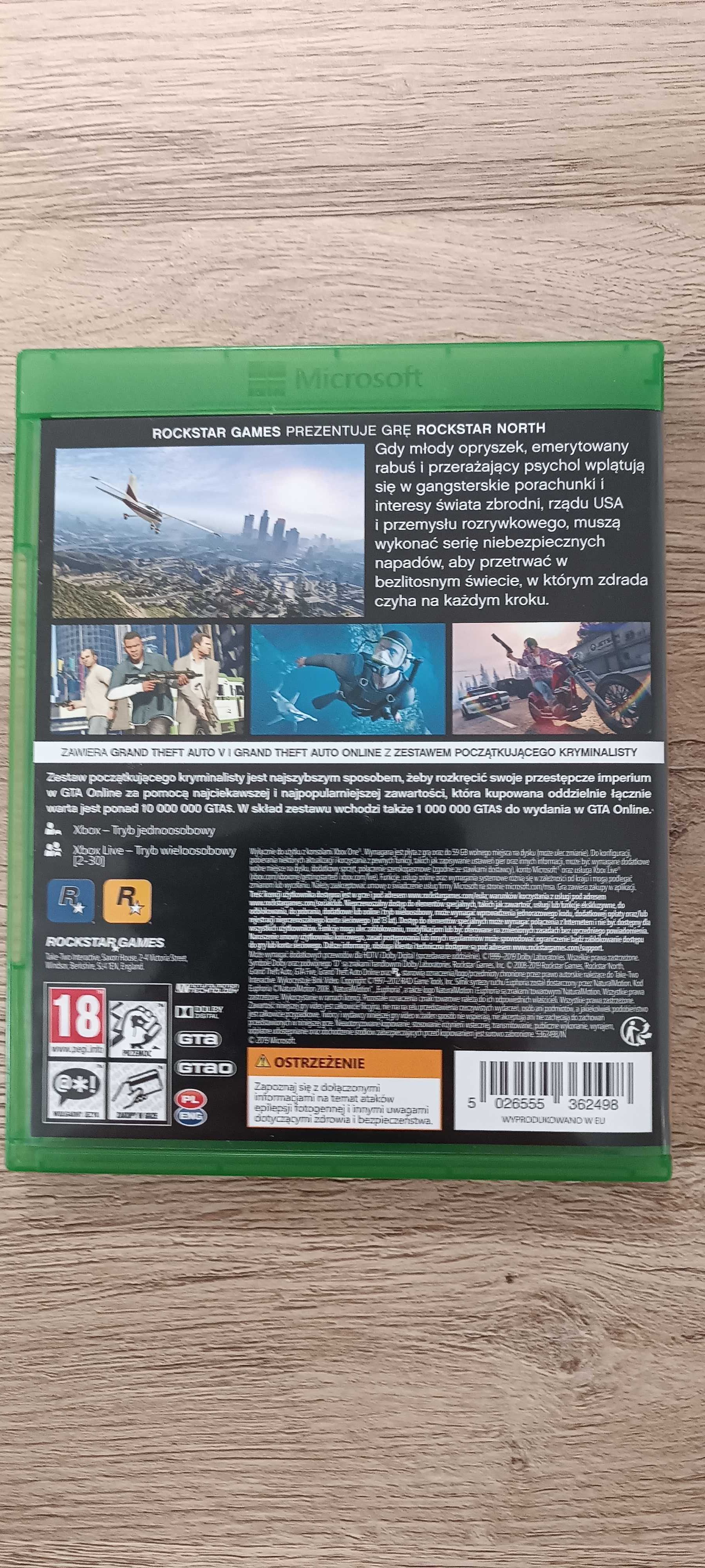 Gra Gta V - Premium Edition Xbox One / Series S/X