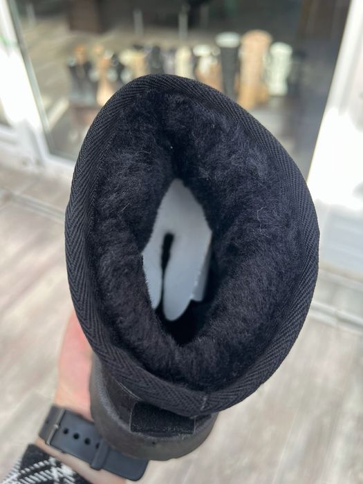 Ugg australia classic mini platform чорні бежеві угги  опт і роздріб