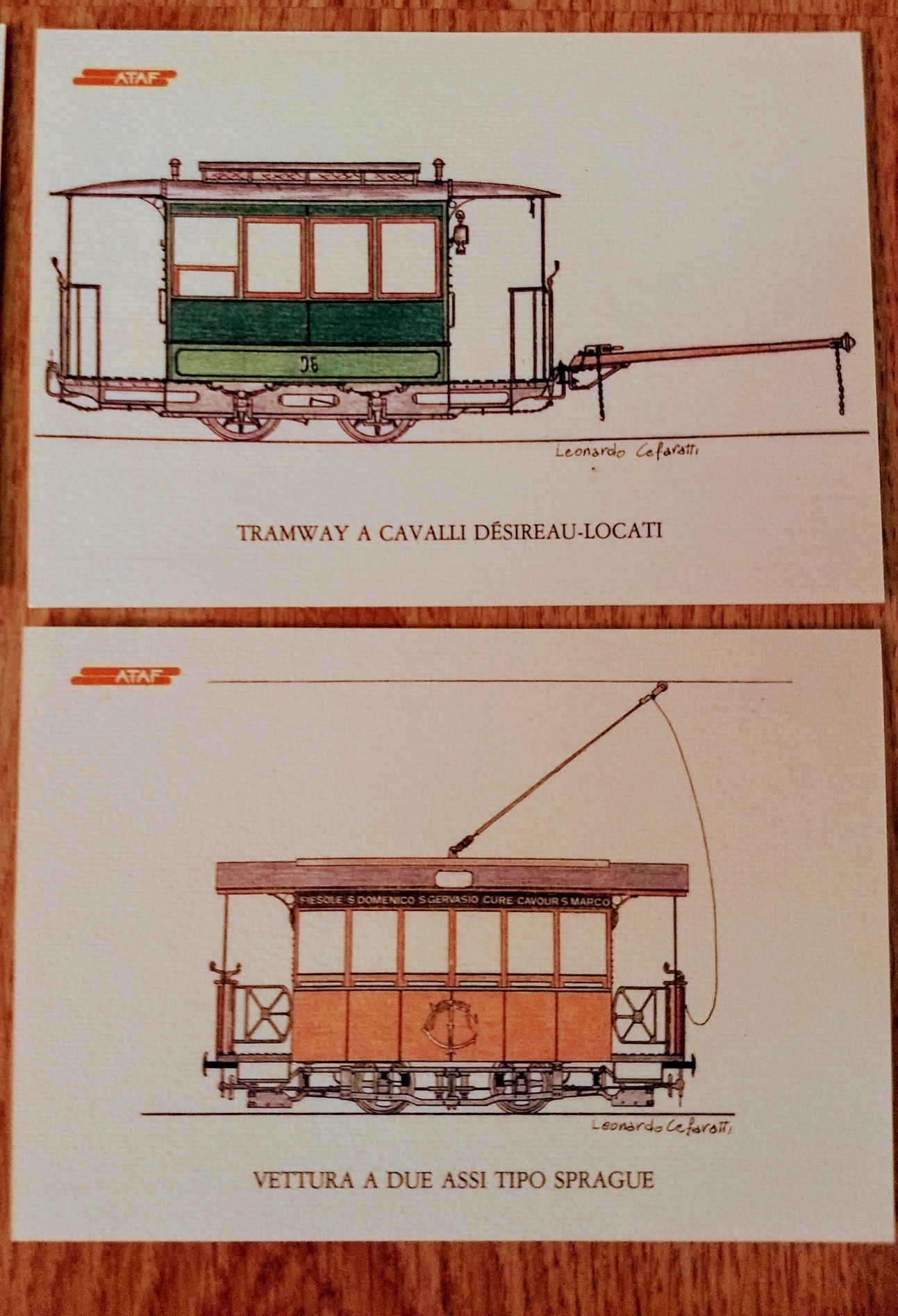 Coleção postais antigos transportes