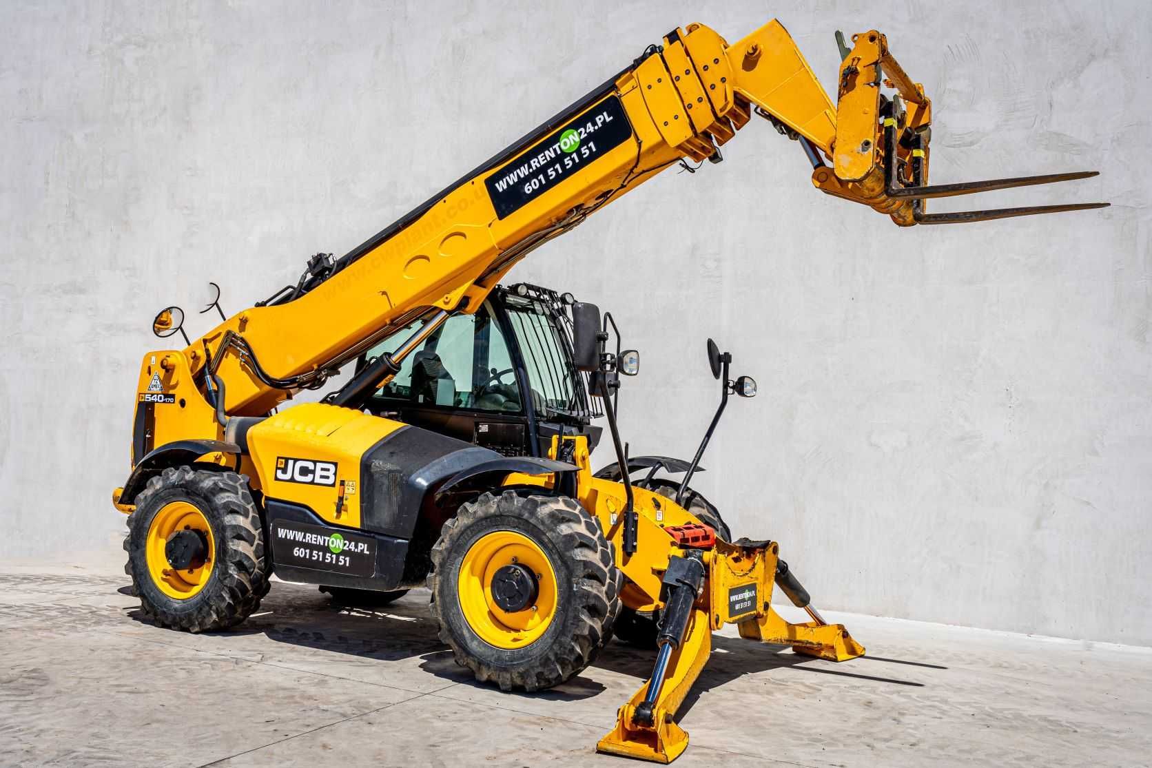 Wynajem ładowarek obrotowych Manitou 2150, 2540, 1840, 1640 Merlo JCB