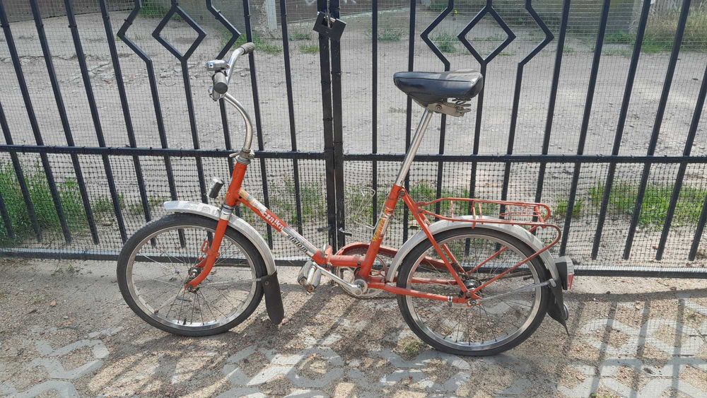 Rower miejski składak Czajka KOŁA 20'' RAMA 13'' CZERWONY