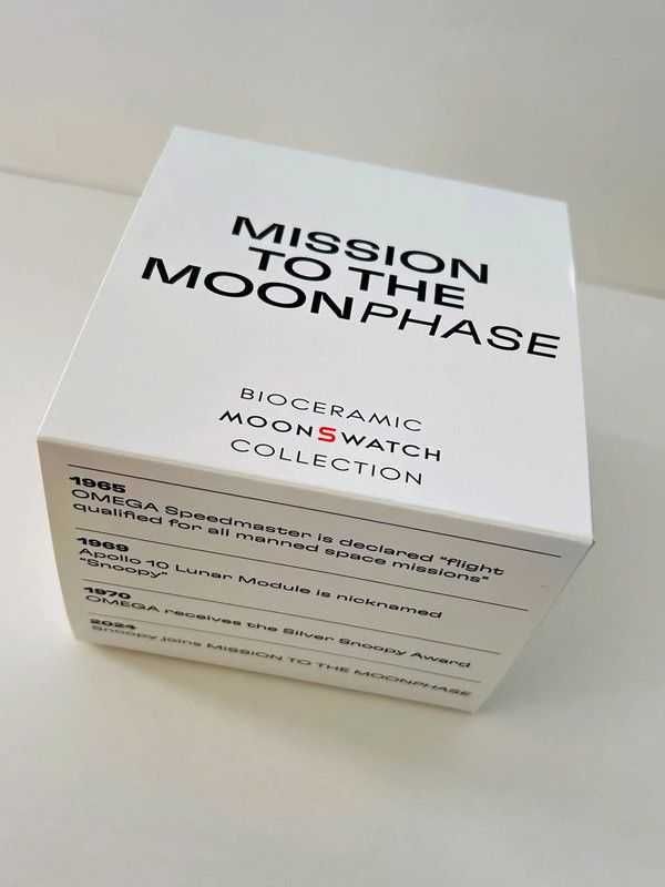 Bioceramiczna misja Moonswatch do fazy księżyca Snoopy