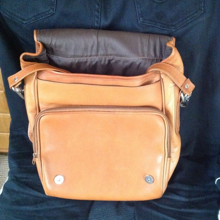 Torba skórzana listonoszka unisex