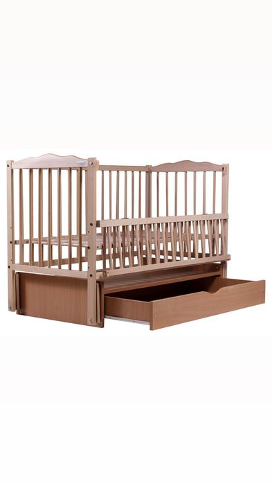 Дитяче ліжко з відкидним бортиком