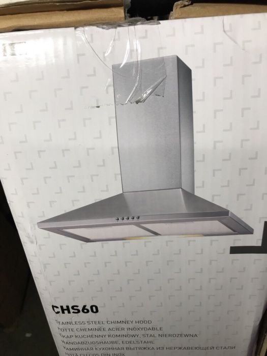 Okap Kuchenny z filtrem w kolorze Srebrnym 60 cm INOX Pochłaniacz