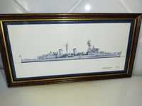 Картина крейсер военно-морского флота Великобритании