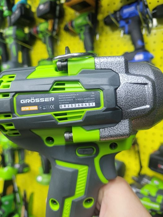 Аккумуляторный гайковерт Grosser GTW 1000