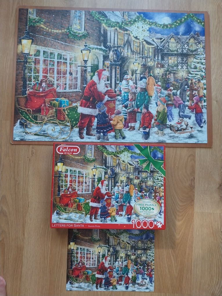Puzzle 2x1000 Falcon Letters for Santa/Listy od Mikołaja