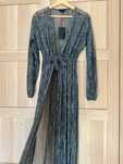 Nowa narzuta kimono asos south beach 34 36 srebrne festiwal sukienka