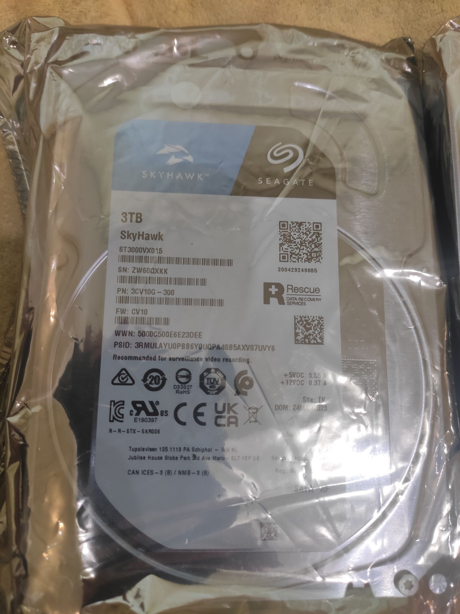 Seagate Skyhawk 3tb HDD 3.5"