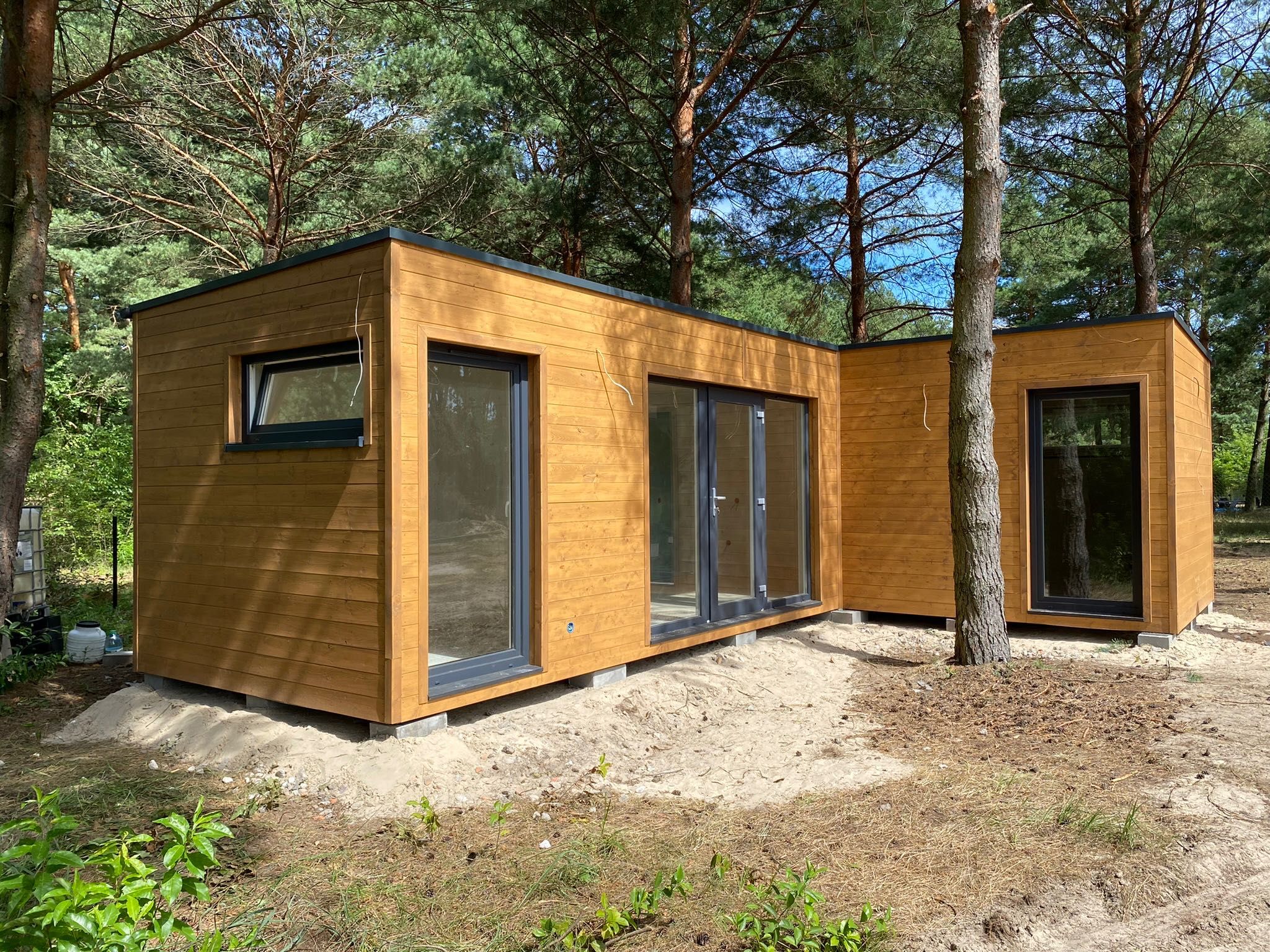 Dom modułowy L 35m2- całoroczny, bez pozwolenia
